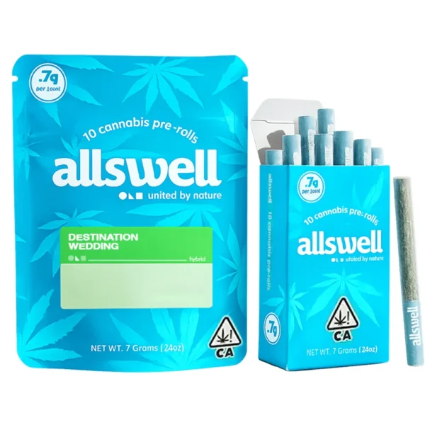 ALLSWELL Serenity Now Multipack Pre-Rolls 0.7G x 10 – 7G ALLSWELL Serenity Now Multipack Pre-Rolls 0.7G x 10 – 7G