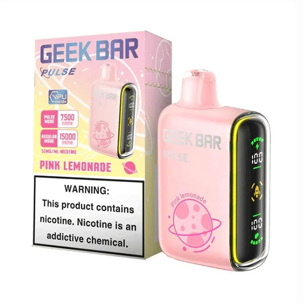 Pink Lemonade Geek Bar Baja Blast Geek Bar, tropical citrus vape, disposable cannabis vape, premium cannabis vape, terpene-rich vape, discreet cannabis shipping, Cannabis Exotic Dispensary