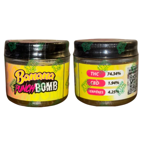 BANANA PUNCH BOMB Whole Melt Extracts live resin badder, live resin badder 1oz, Whole Melt Extracts concentrates, premium cannabis badder, bulk live resin concentrate, dab concentrates 1oz, terpene-rich badder, solvent-based cannabis extract, Whole Melt Extracts badder jar, Cannabis Exotic Dispensary concentrates, CED premium extracts, trusted cannabis dispensary, reliable cannabis shipping, top-tier live resin badder