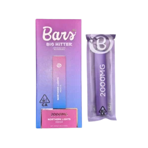 BARS XL Northern Lights disposable, Northern Lights 2g disposable, Northern Lights vape pen, indica disposable vape, relaxing cannabis disposable, classic indica vape, high potency disposable vape, draw activated vape pen, long lasting disposable vape, premium cannabis vape, Cannabis Exotic Dispensary disposable, CED vape products, discreet cannabis shipping