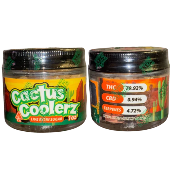 CACTUS COOLERZ Whole Melts live resin sugar, Oasis Edition live resin, 1oz live resin sugar, Whole Melts concentrates, premium cannabis sugar, live resin extract, bulk cannabis concentrate, Cannabis Exotic Dispensary concentrates