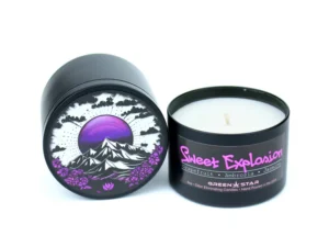 SWEETEXPLOSION_OPEN_720x (2) Sweet Explosion candle, 6oz soy candle, odor eliminating candle, CED scented candle, fruity home fragrance, dessert-inspired candle, cannabis-friendly aromatherapy, long-lasting soy candle, eco-friendly scented candle