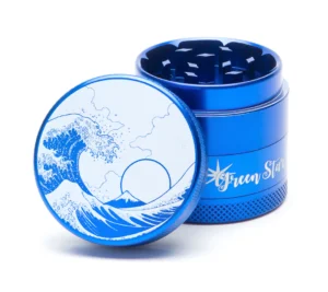 Tsunami Wave Grinder 1.5-inch 40mm 4-piece aluminum grinder
